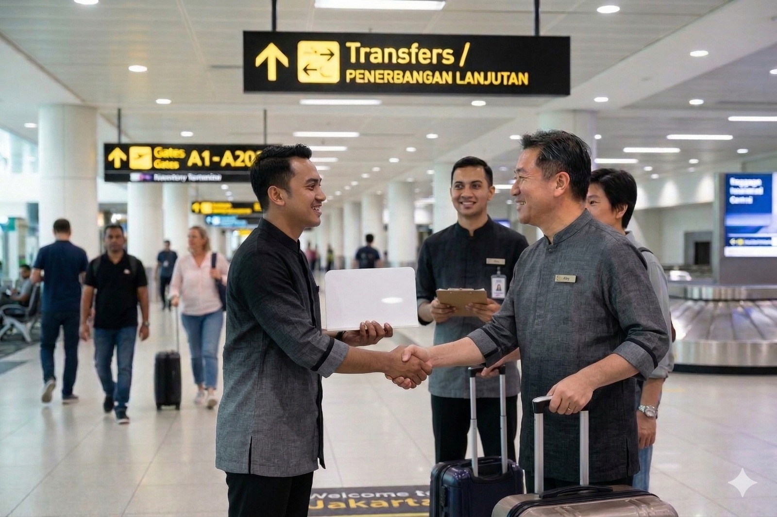 VIP airport meet and greet service in Bali with luxury vehicle